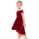 Red All The Rage Skater Dress for Little Girls