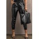 Rock and Roll Faux Leather Joggers