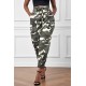 Camouflage Drawstring Elastic Waist Jogger Pants With Pockets