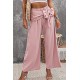 Tie Knot Wide Leg Pants