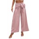 Tie Knot Wide Leg Pants