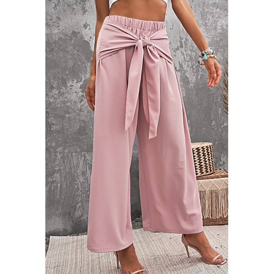 Tie Knot Wide Leg Pants