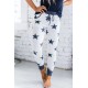 White Star Printed Women Joggers