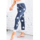 Blue Star Printed Women Joggers