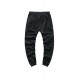 Gray Drawstring Elastic Waist Men's Casual Joggers