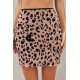 Leopard Bodycon Mini Skirt