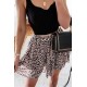 Leopard Print Mini Skirt