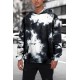 Tie-dyed Kangaroo Pocket Loose Men's Hoodie