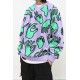 Gesture Print Sherpa Pullover Men Hoodie