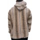 Men's Striped Pocket Knitted Hooded Coat