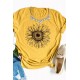 Yellow Sunflower Base T-shirt