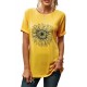 Yellow Sunflower Base T-shirt