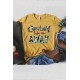 Cowboy Take Me Away Artistic Letters Graphic Tee