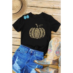 Leopard Pumpkin Graphic Tee